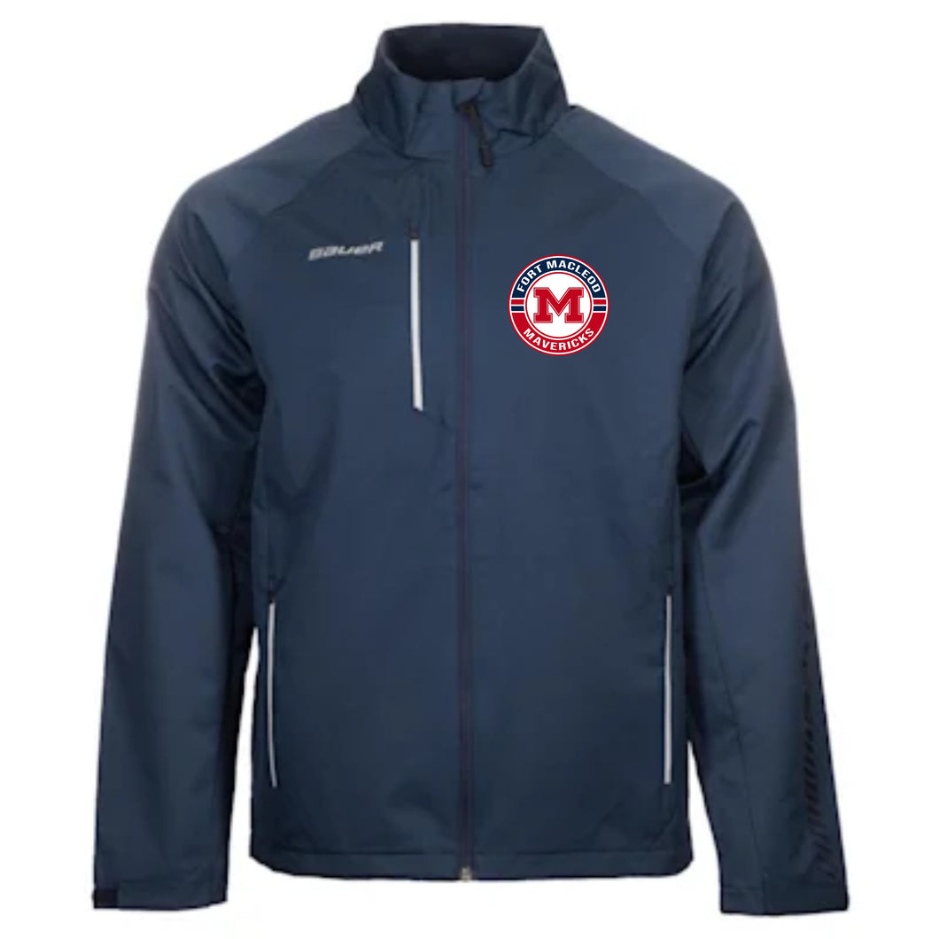 BAUER TRACK JACKET- YOUTH MAVERICKS LOGO