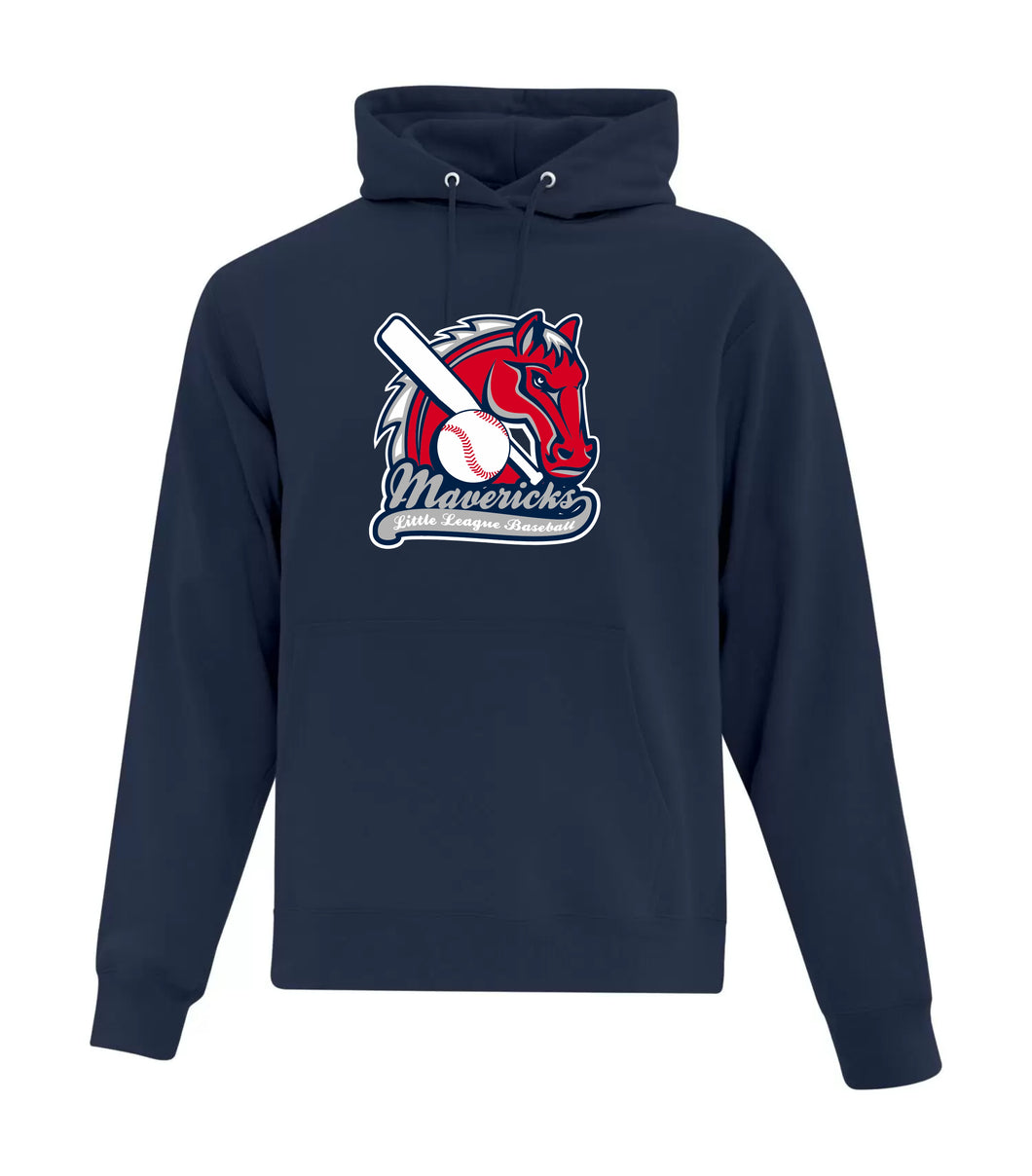 UNISEX EVERYDAY COTTON HOODIE - ATCF2500 - MAVERICKS LITTLE LEAGUE BASEBALL - HP