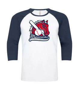 UNISEX BASEBALL TEE - ATC0822 - MAVERICKS LITTLE LEAGUE BASEBALL - HP