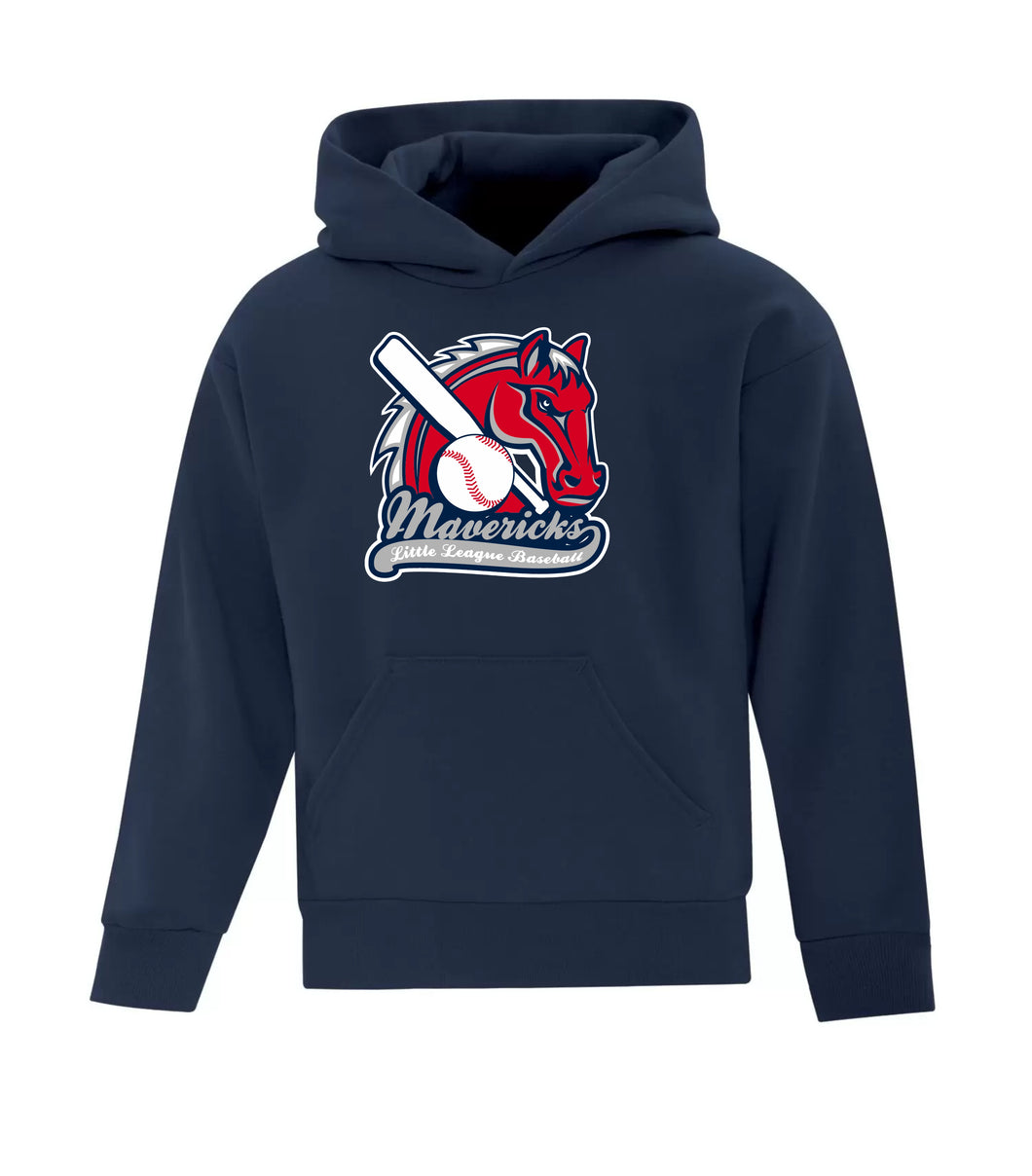 YOUTH EVERYDAY COTTON HOODIE - ATCY2500 - MAVERICKS LITTLE LEAGUE BASEBALL - HP