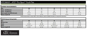YOUTH PRO SPUN TSHIRT - ATCY3600 - MAVERICKS LITTLE LEAGUE BASEBALL - HP