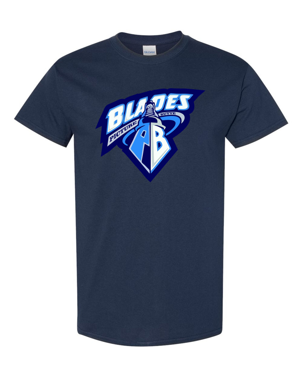 T-SHIRT - PB BLADES LOGO - ADULT – Crazy Stitch